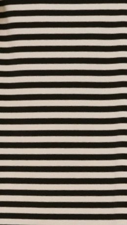 Josie Crew Neck Tee - Black/White Stripe