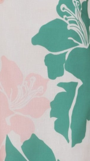 Xandria Mini Dress - Pink/Green Print
