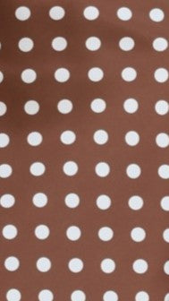 Daphne Maxi Dress - Brown Polka