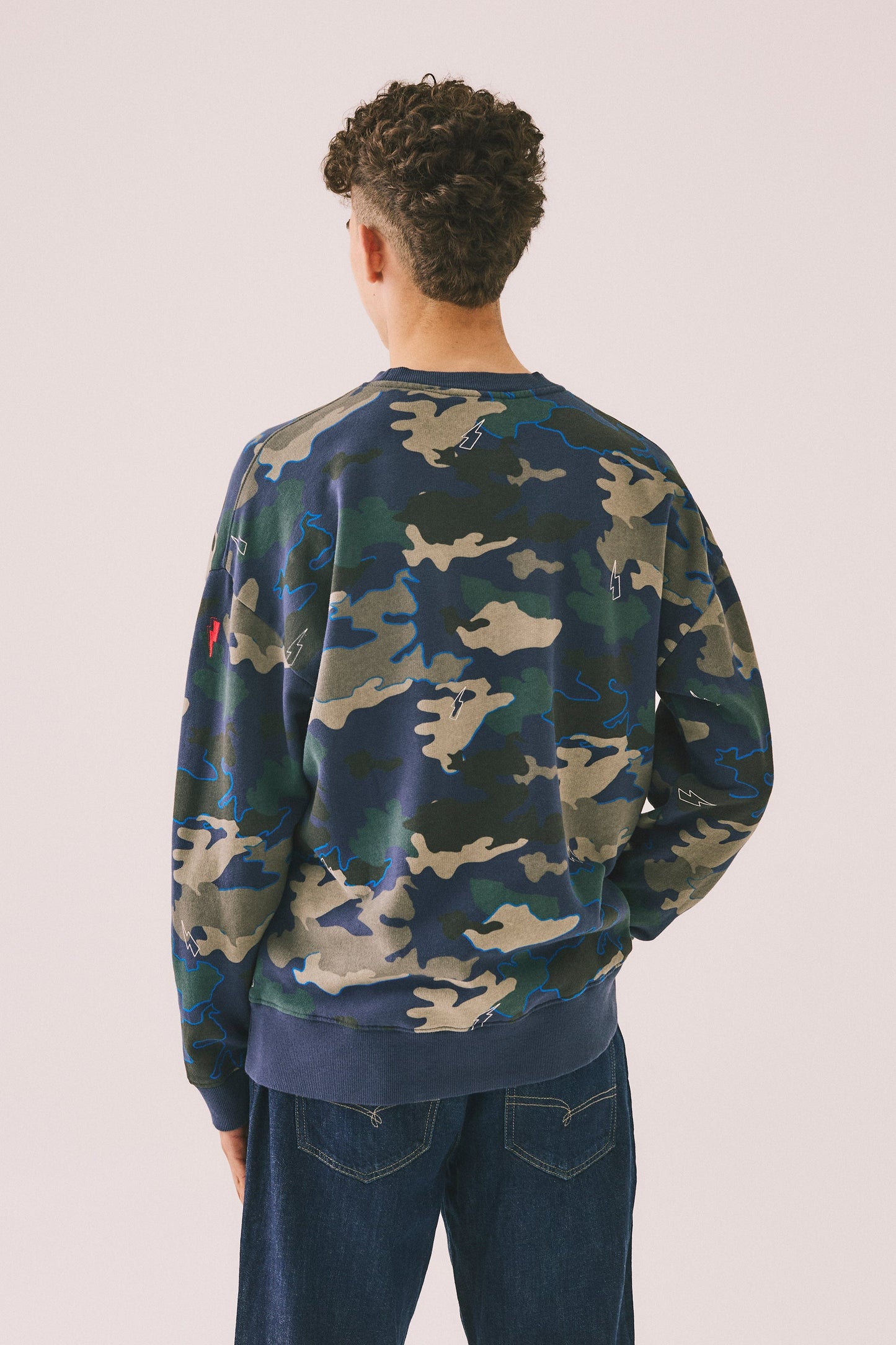 Men's Navy Camo Sweatshirt