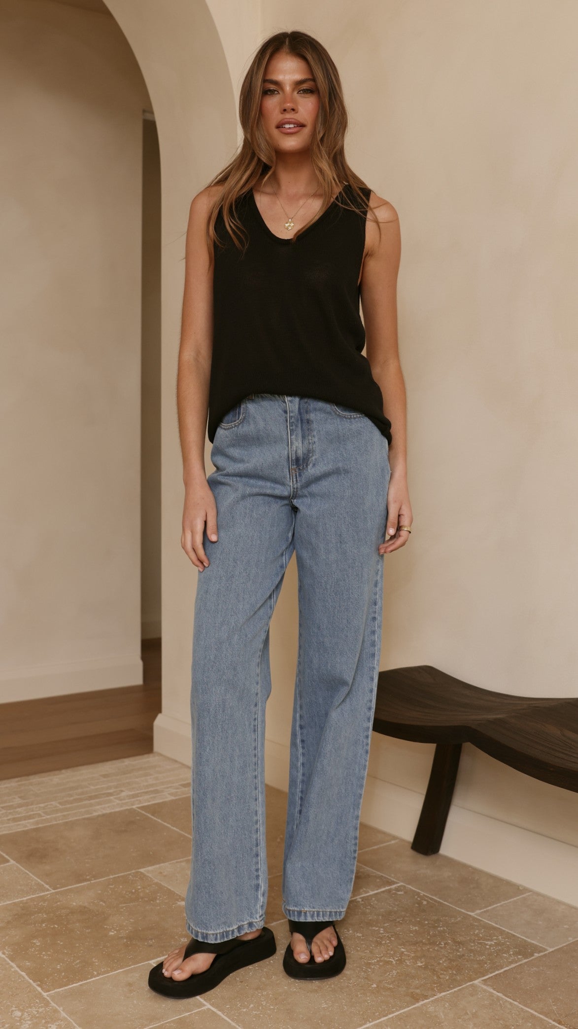 Zaeli Jeans - Mid Blue