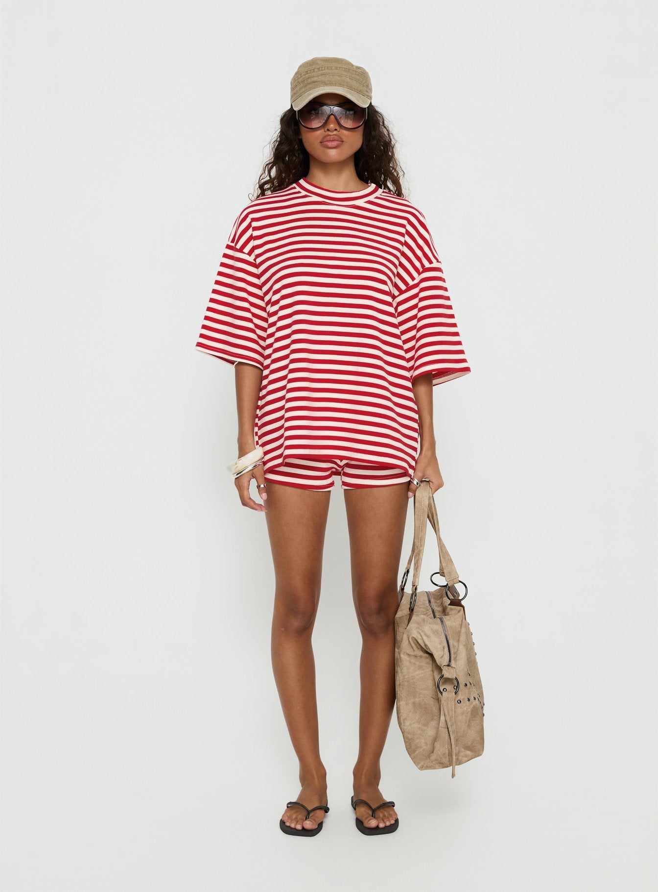 Bryanne Shorts Red Stripe