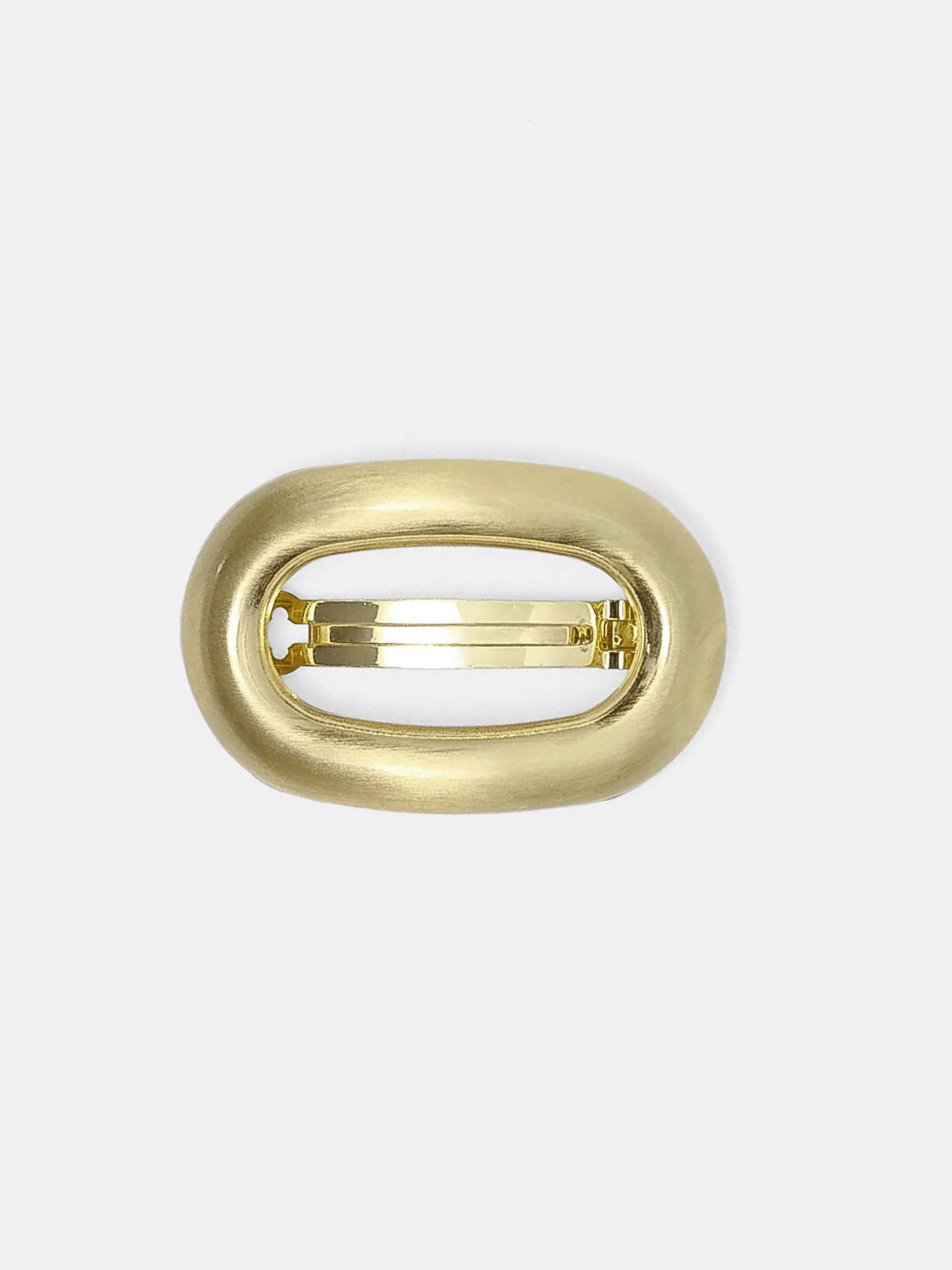 Minimalist Oval Metal Hair Clip