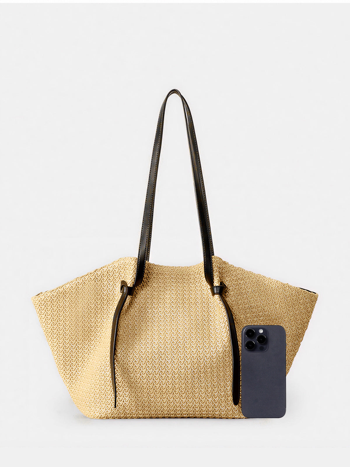 Large Straw Woven Tote Bag