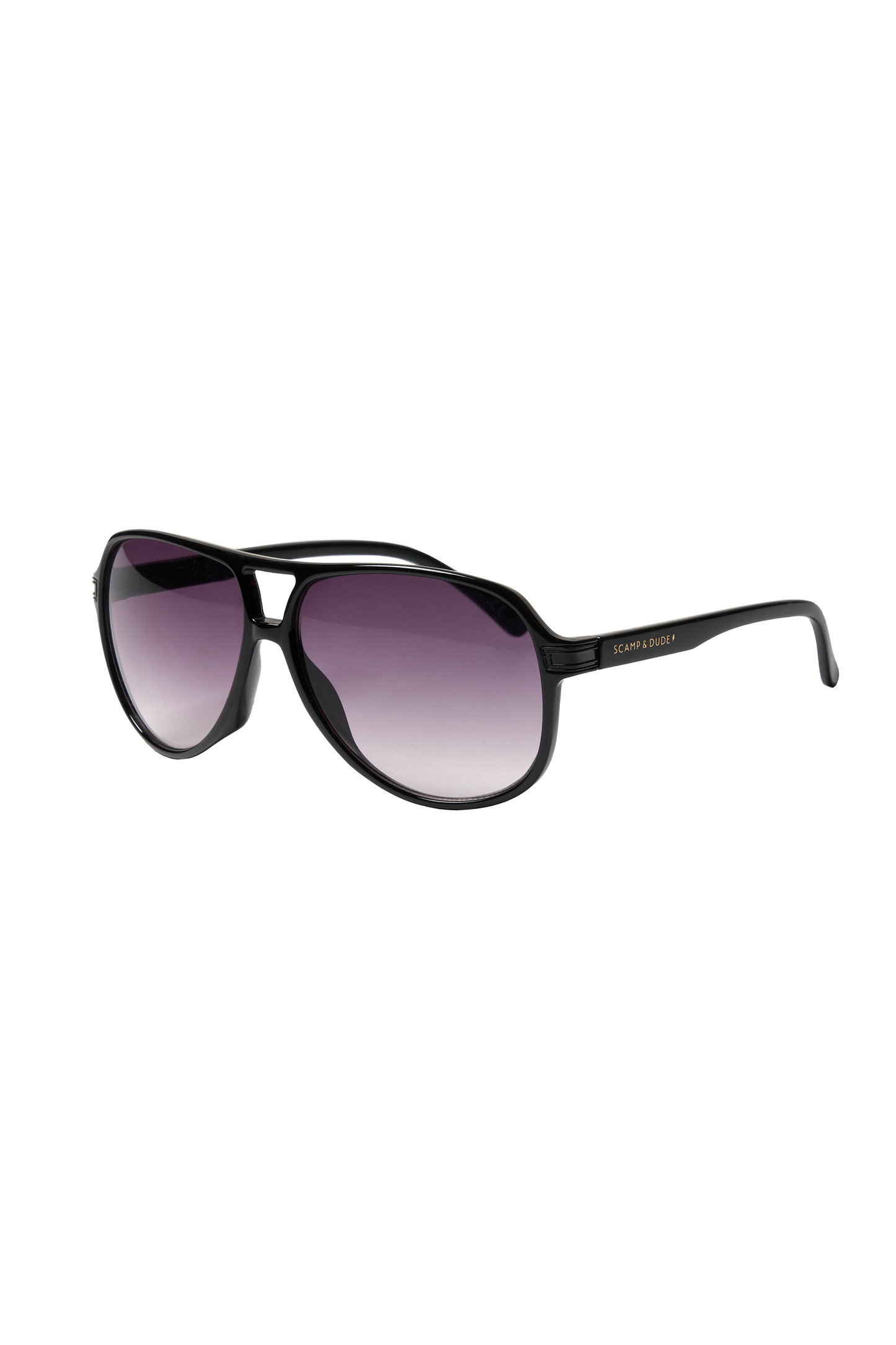 Black Aviator Style Sunglasses