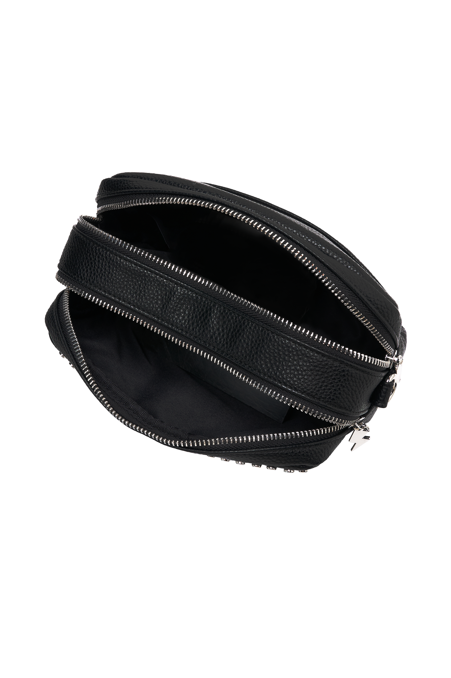 Black Studded Cross Body Bag