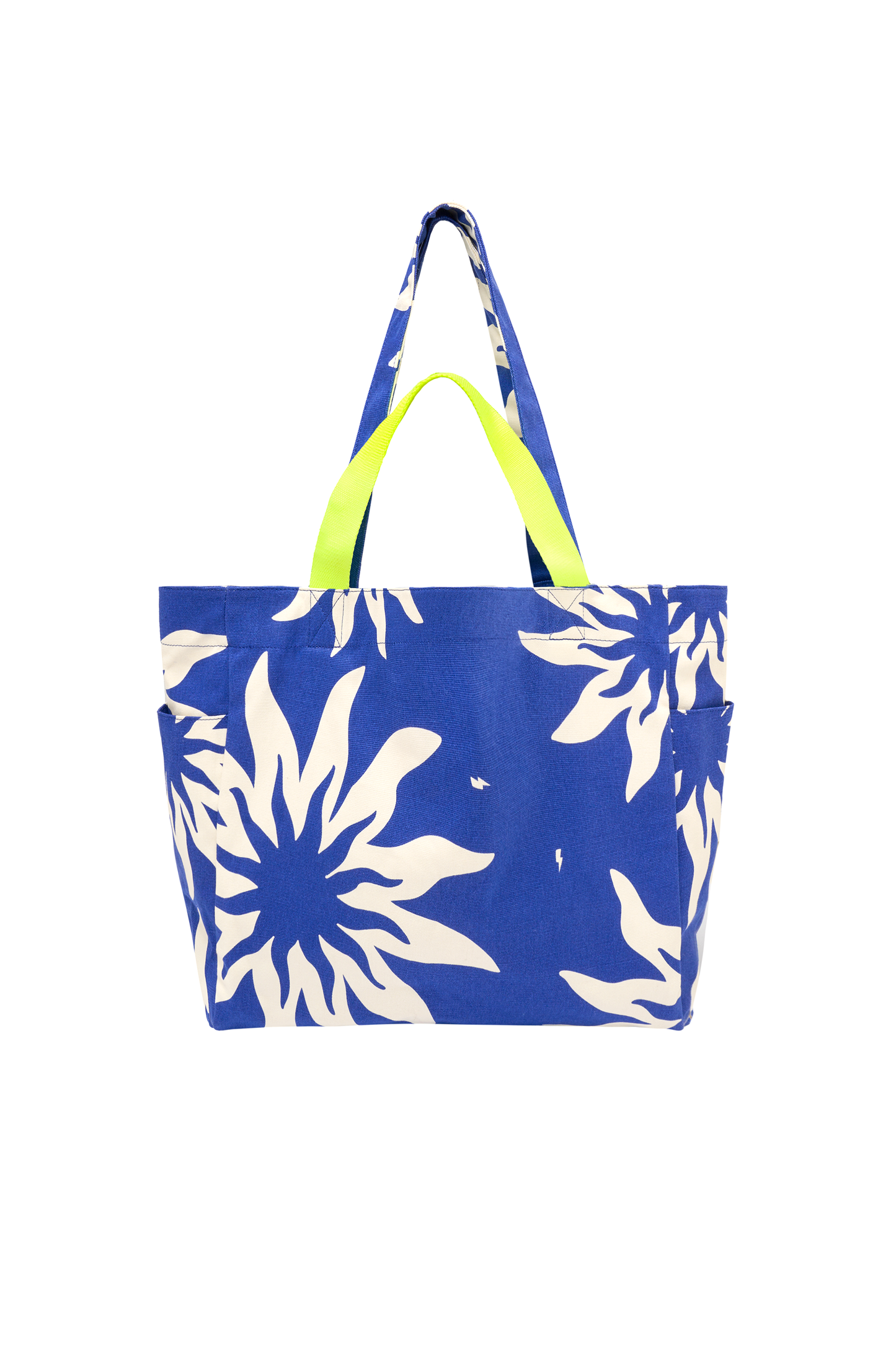 Blue Sunstar Reversible Canvas Bag