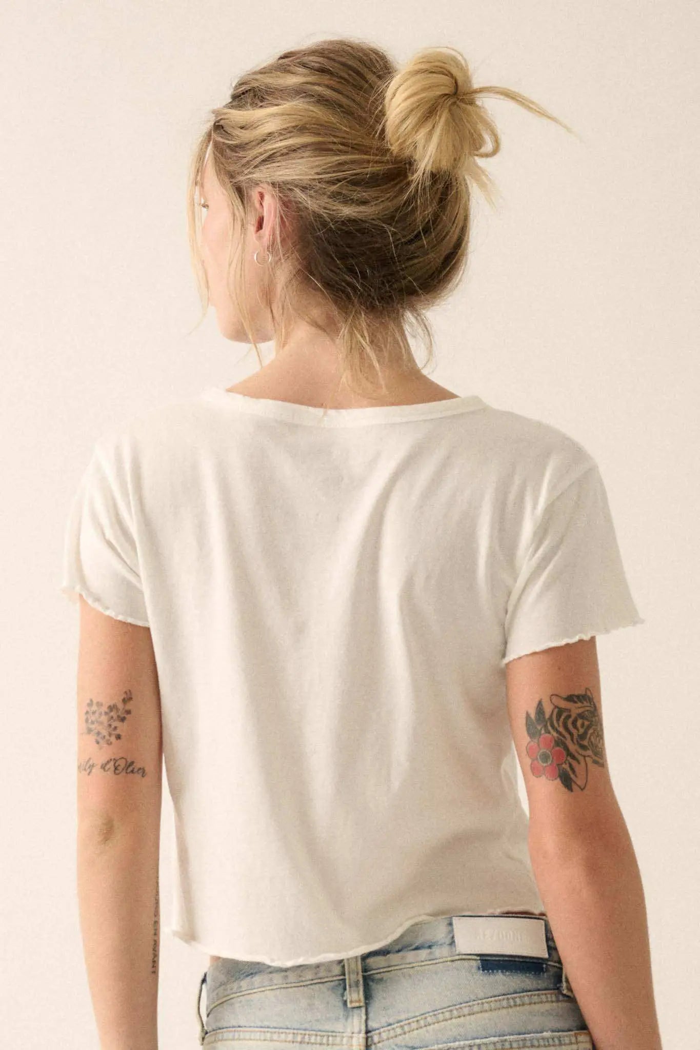 My Own Muse Cropped Graphic Baby Tee