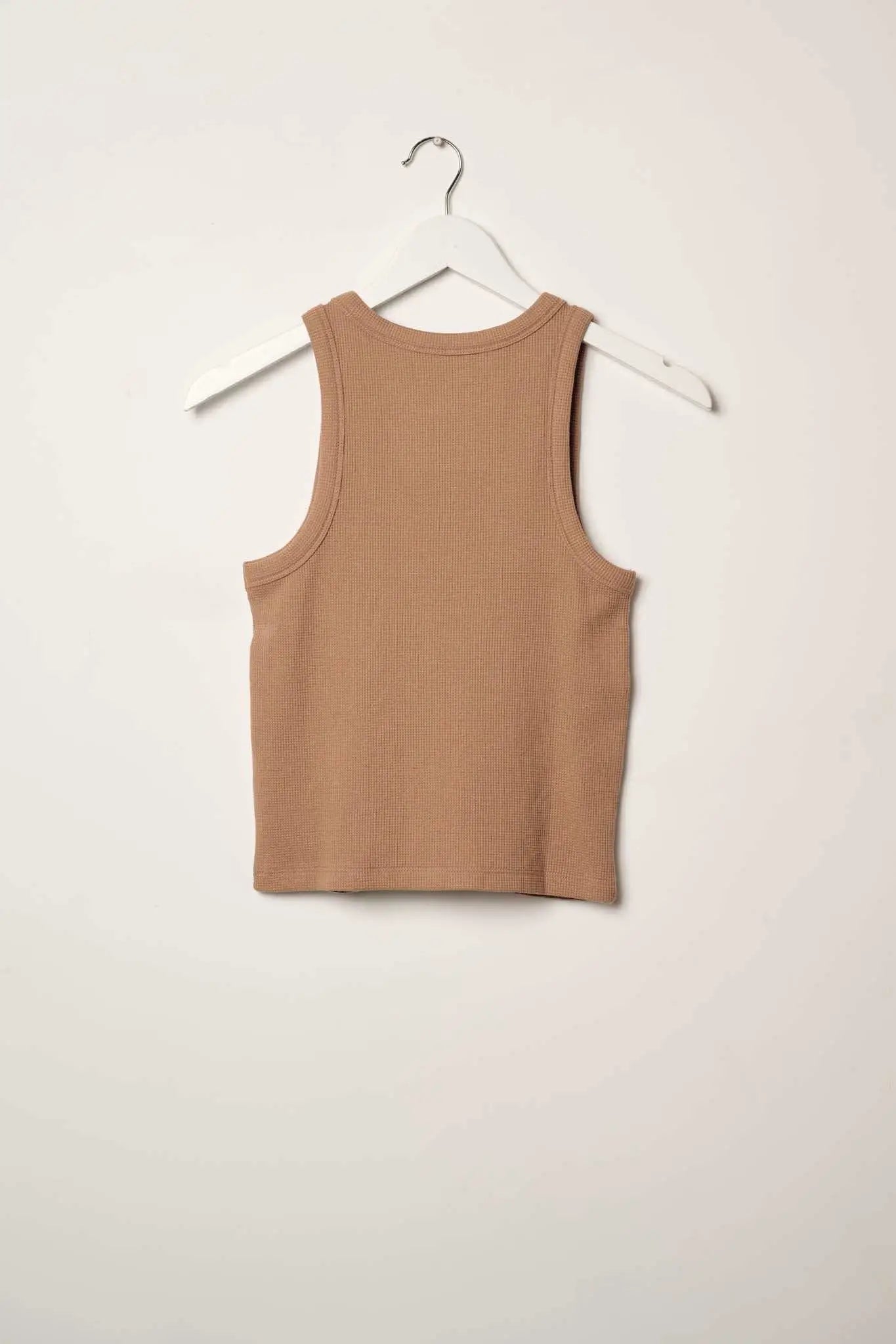 Lush Lips Crew-Neck Thermal Graphic Tank Top