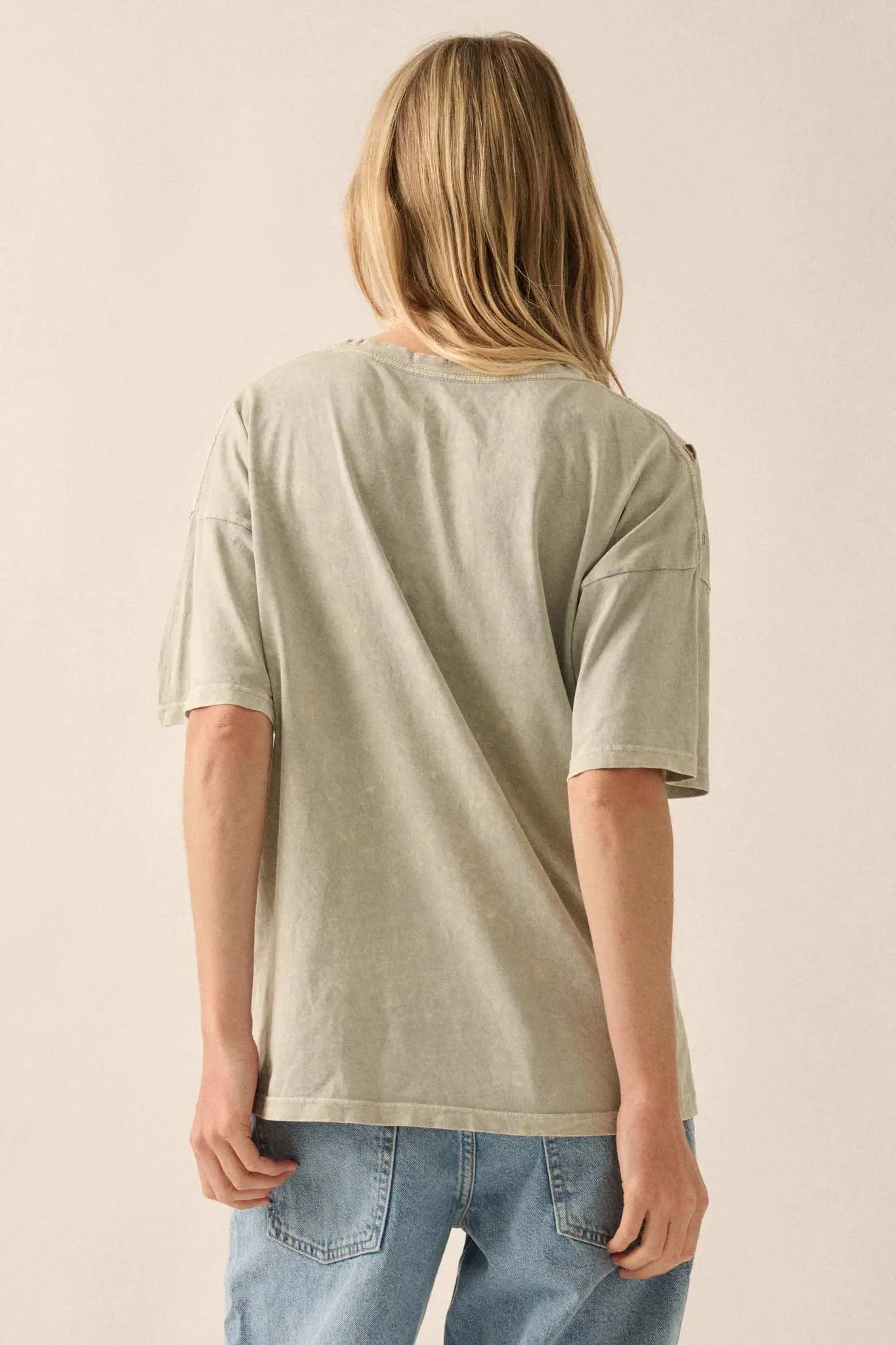Celebrate the Spirit Slashed Western Graphic Tee