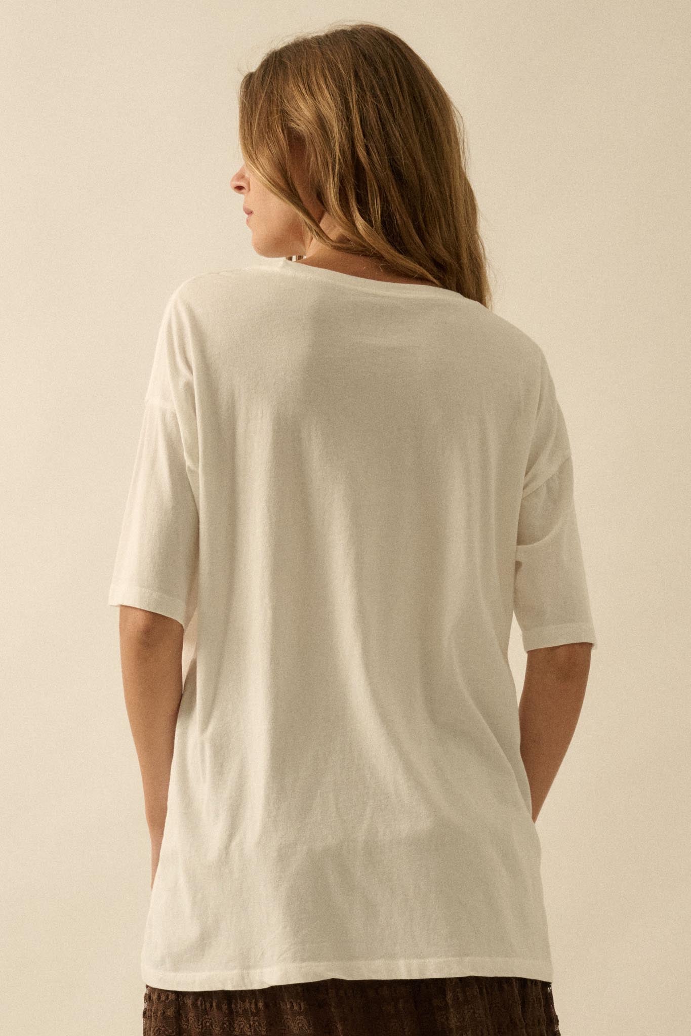 Rodeo Rangers Garment-Wash Oversize Graphic Tee