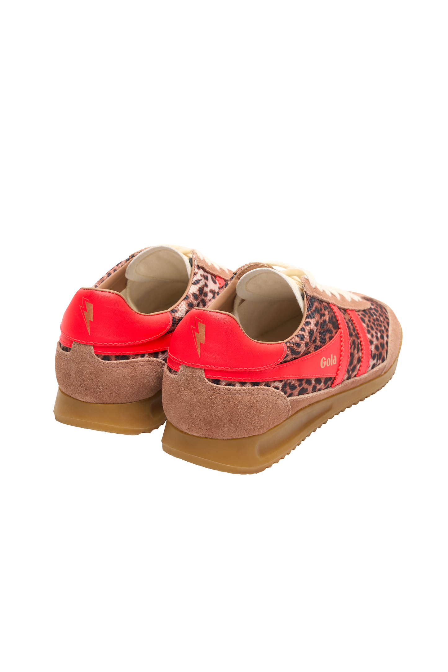 Gola for Scamp & Dude Neutral Cheetah Tornado Trainers