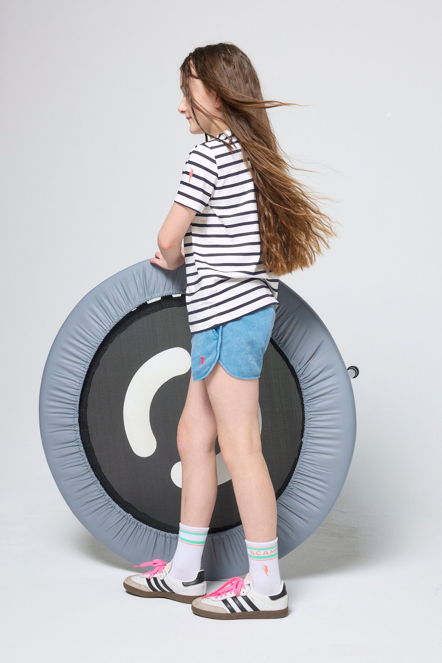 Kids Indigo Washed Shorts