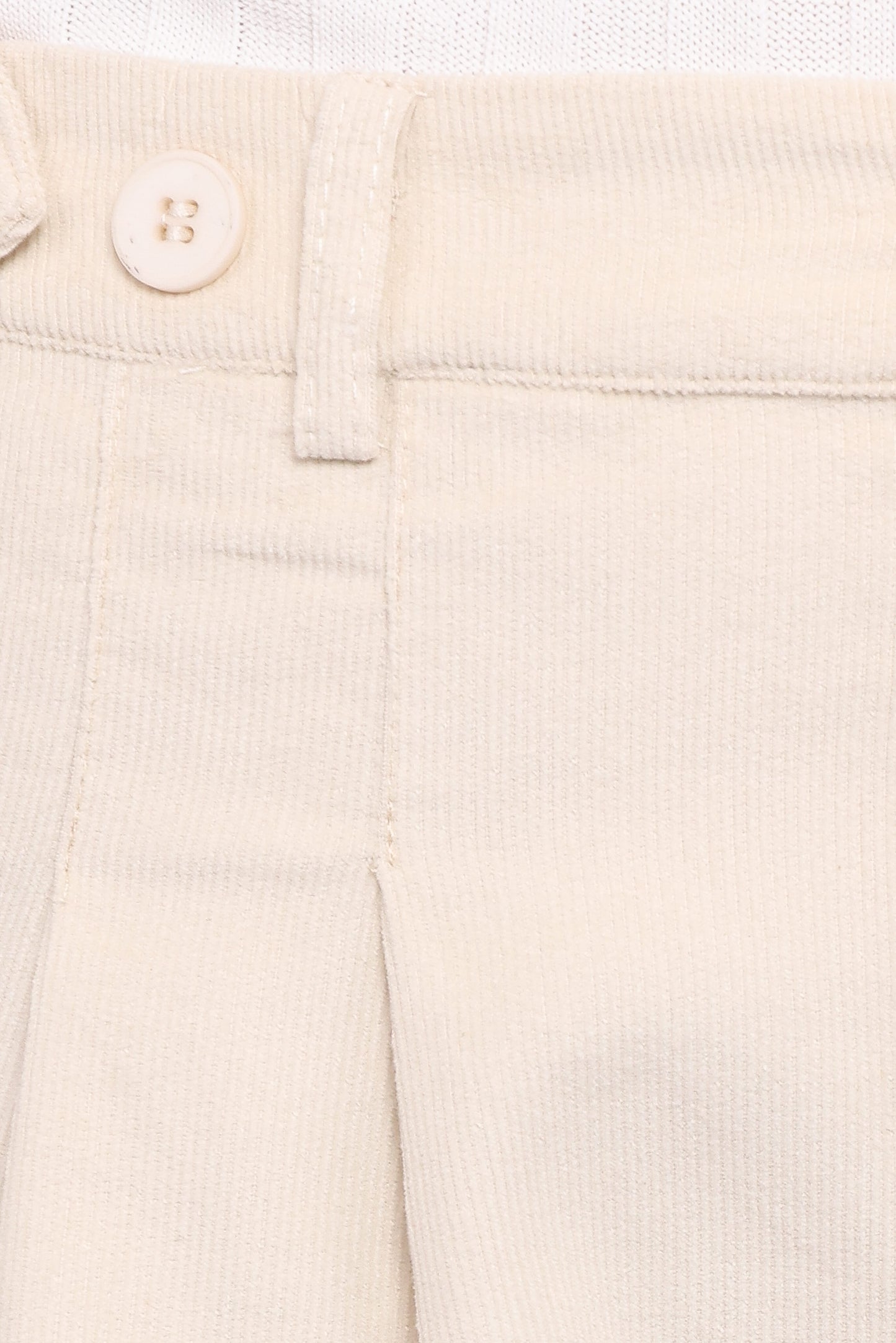 Faelan Wide Leg Cord Pants - Beige