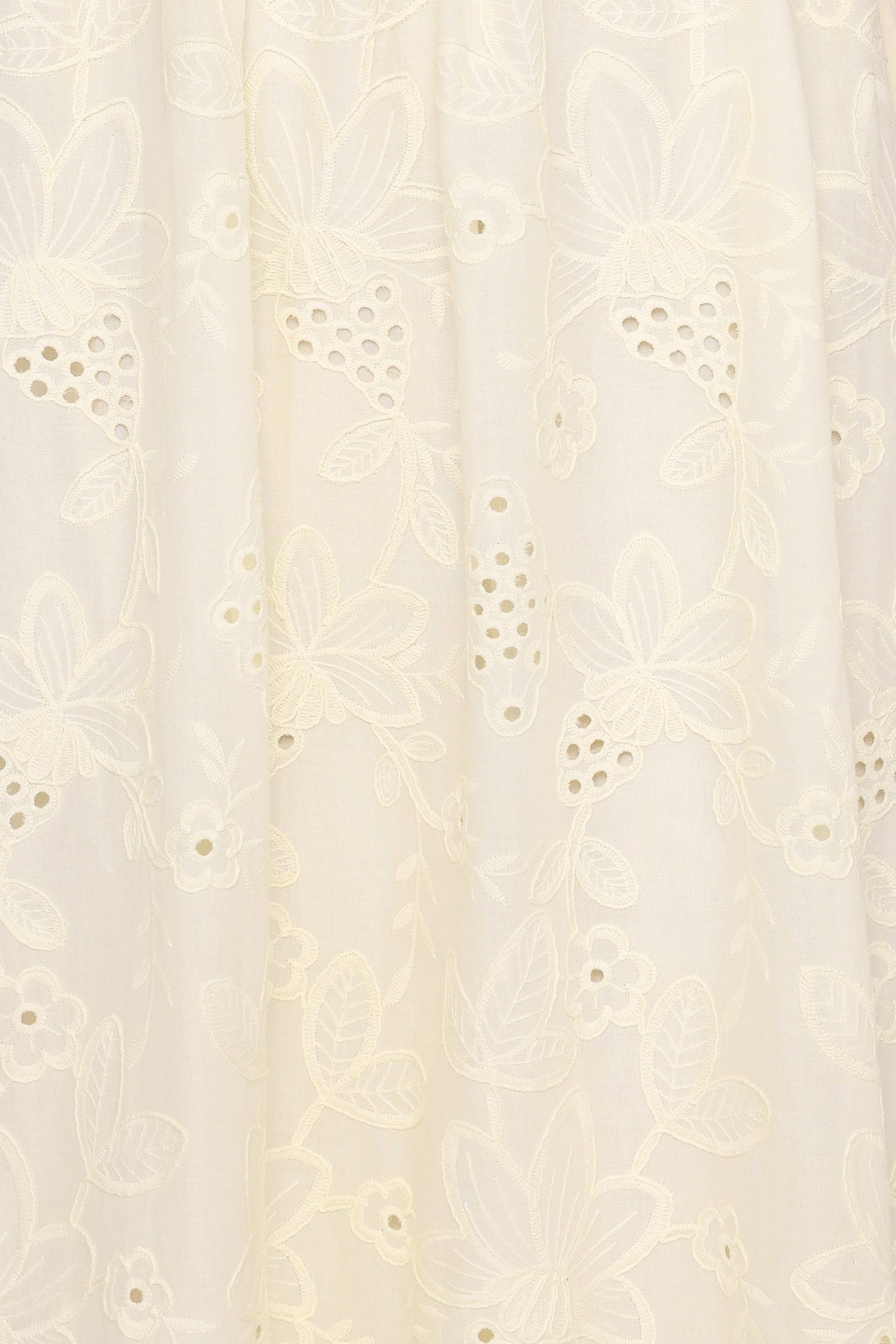 Janice Maxi Dress - Butter Yellow Broderie