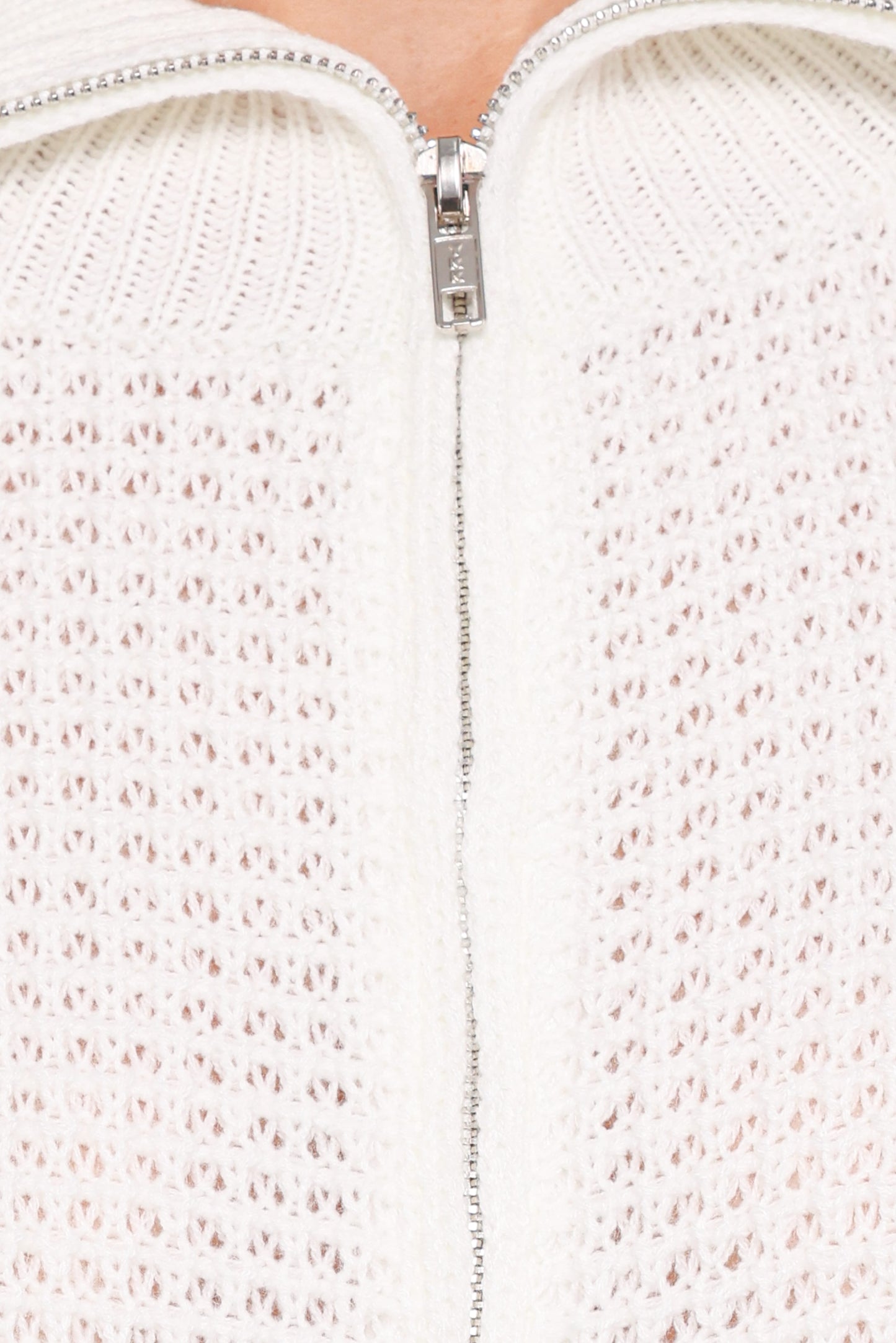 Inara Zip Cardigan - Cream