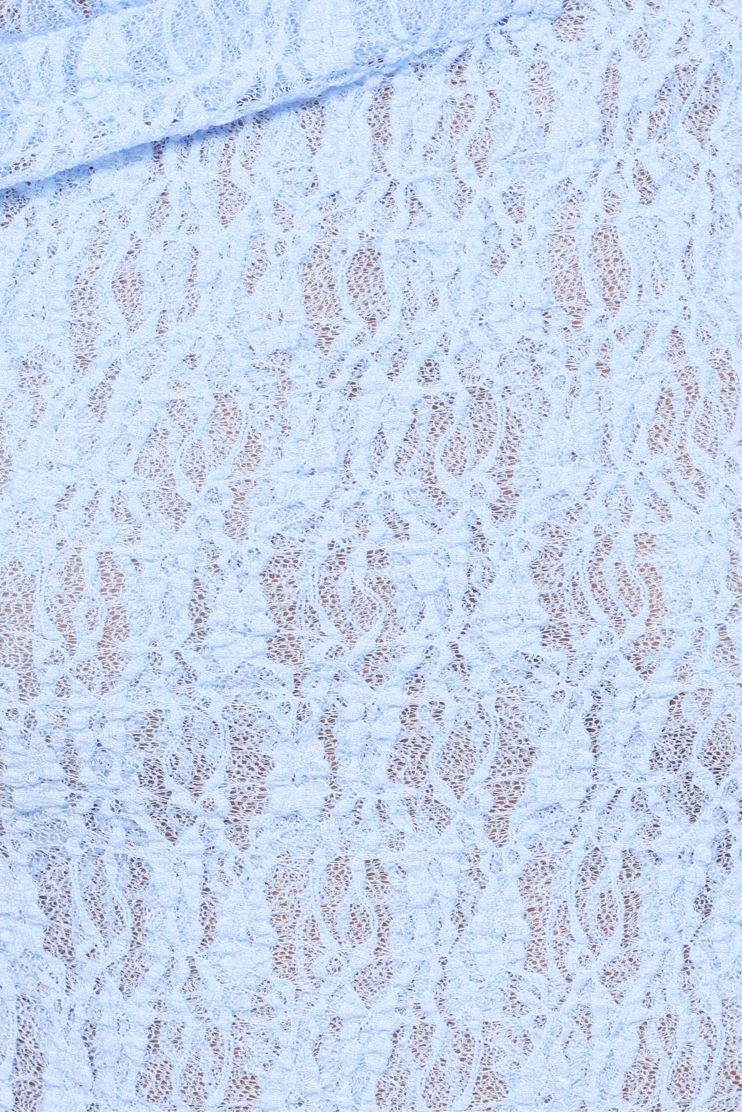 Faeriel Off Shoulder Lace Knit Top - Blue