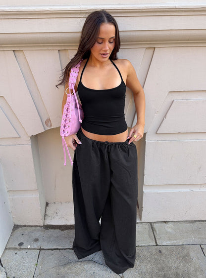 Bungala Oversized Relaxed Pants Black