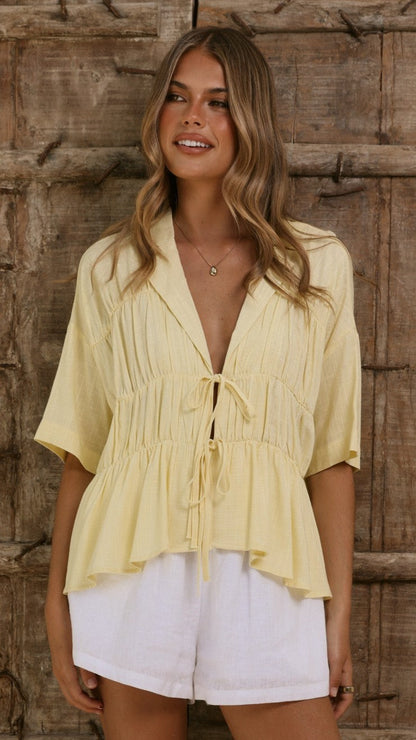 Kailey Top - Yellow