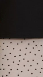 Elena Top and Maxi Skirt Set - Black/White Polka