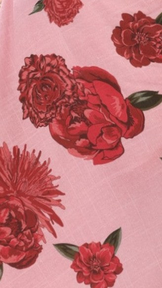 Luna Button Up Shirt - Dahlia Rouge