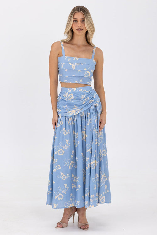 Ralene Set - Blue Flower