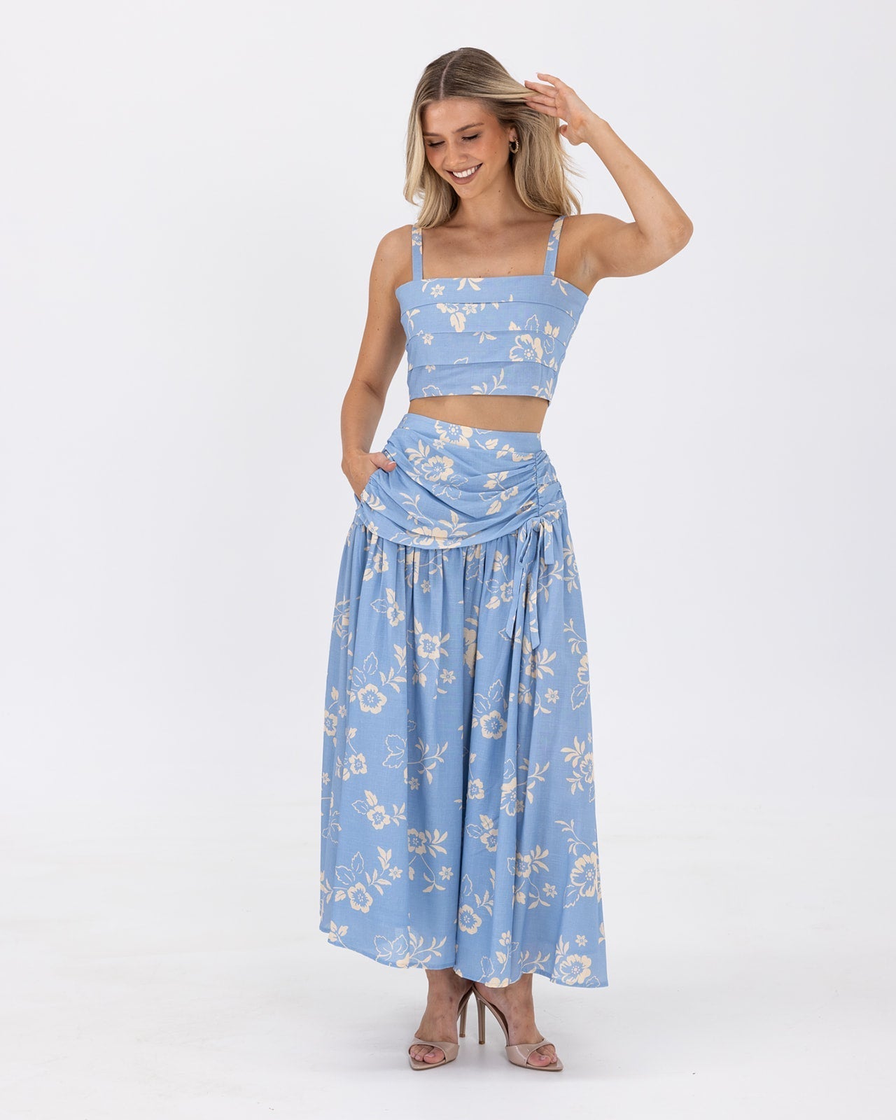 Ralene Set - Blue Flower
