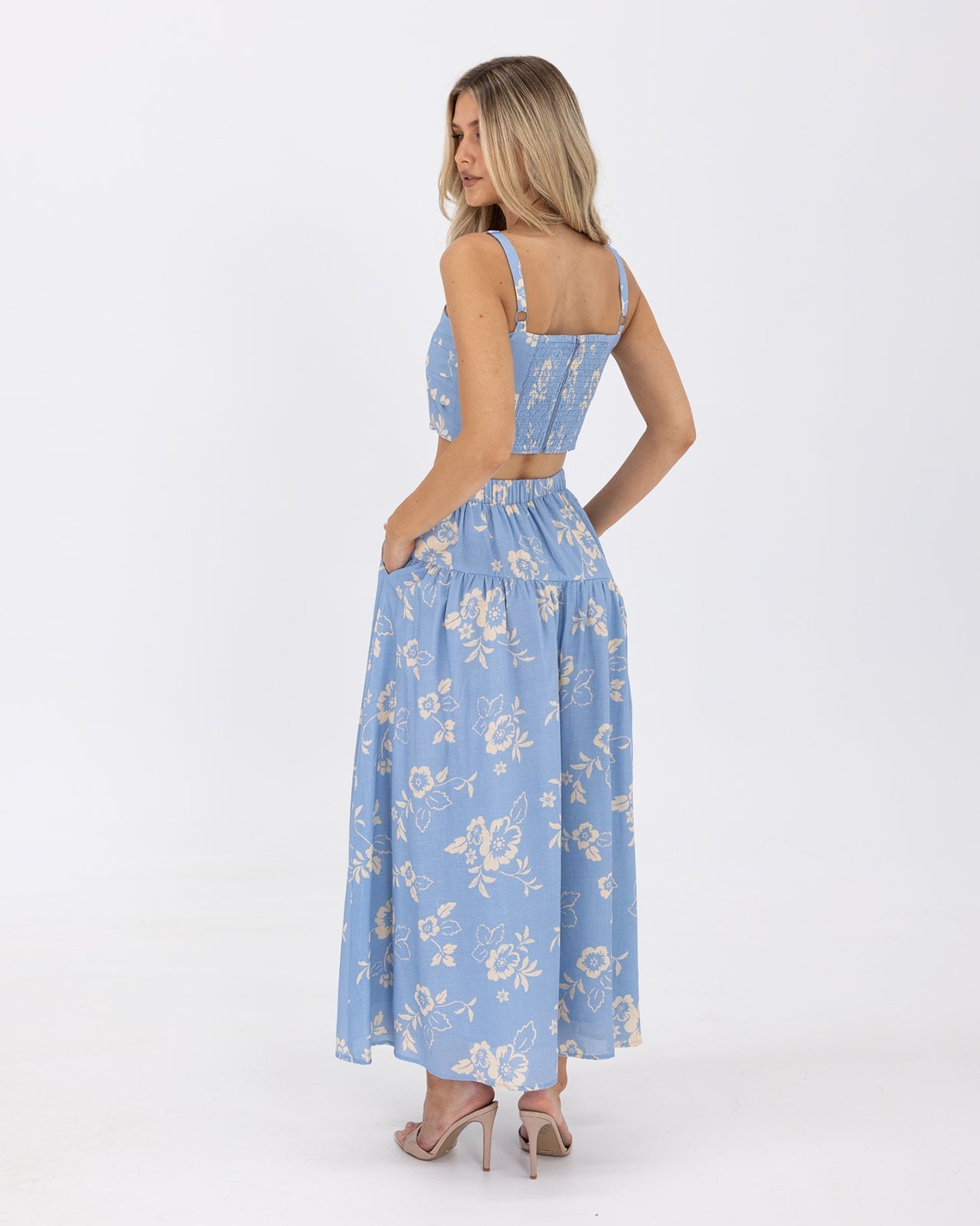 Ralene Set - Blue Flower