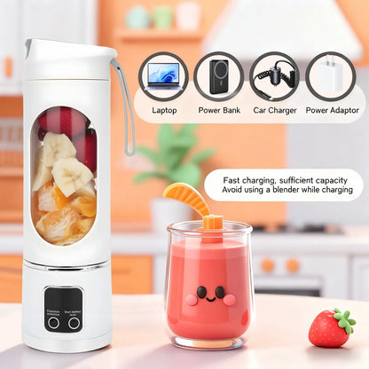 Portable, rechargeable mini blender