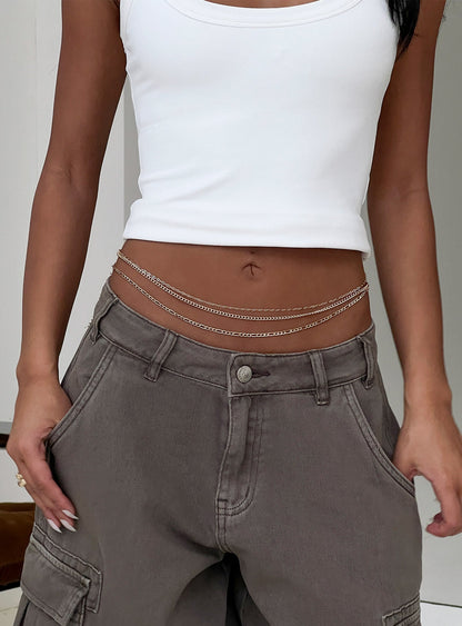 Cassy Chain Belt Pack Gold
