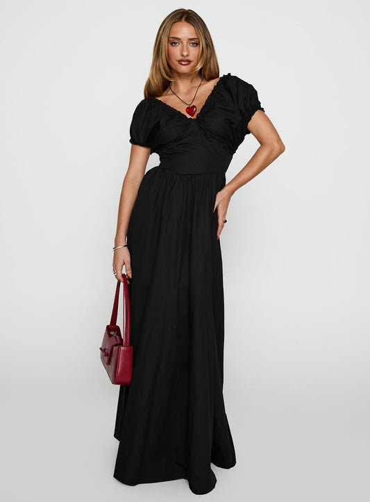 Breeanna Maxi Dress Black
