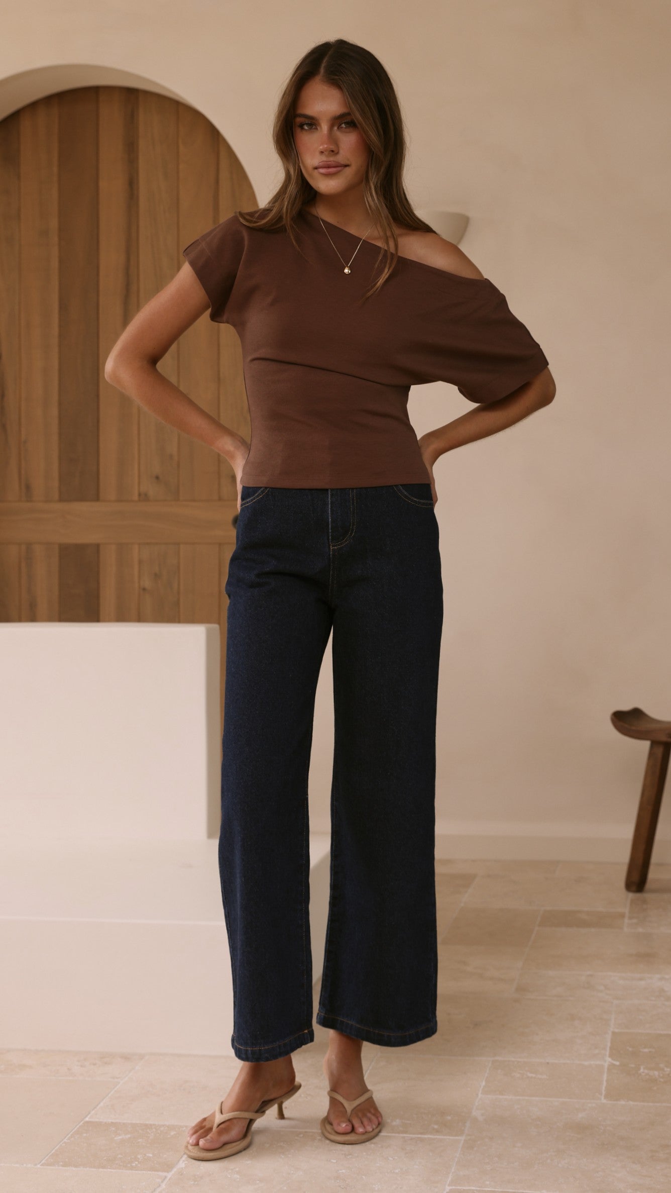 Jara Top - Brown