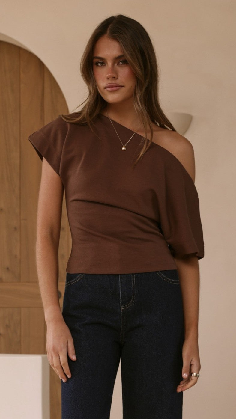 Jara Top - Brown