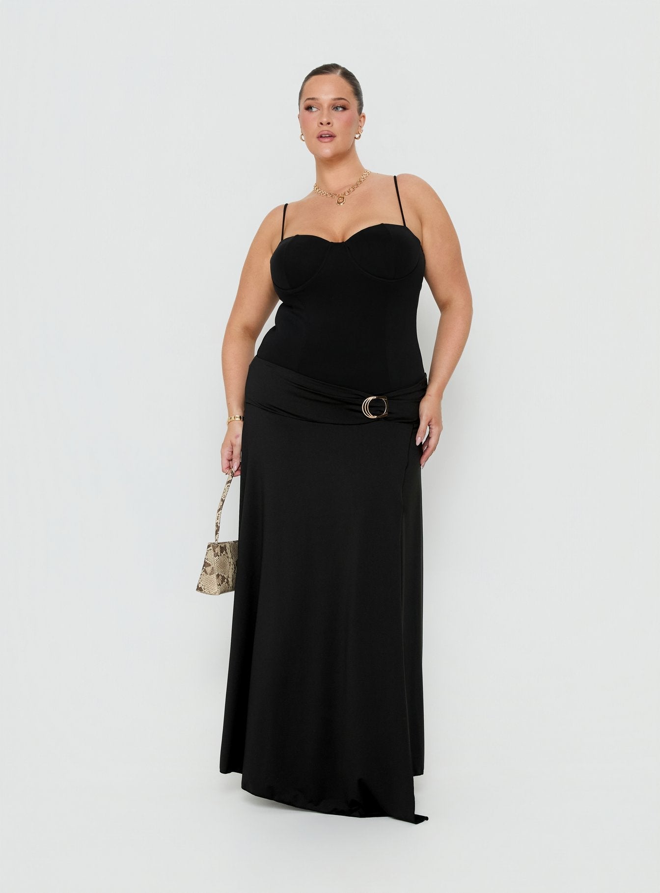 Anataza Underwire Top Black Curve