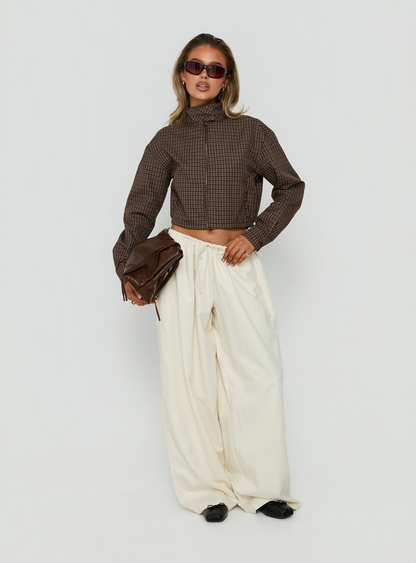 Aura Jacket Chocolate Plaid