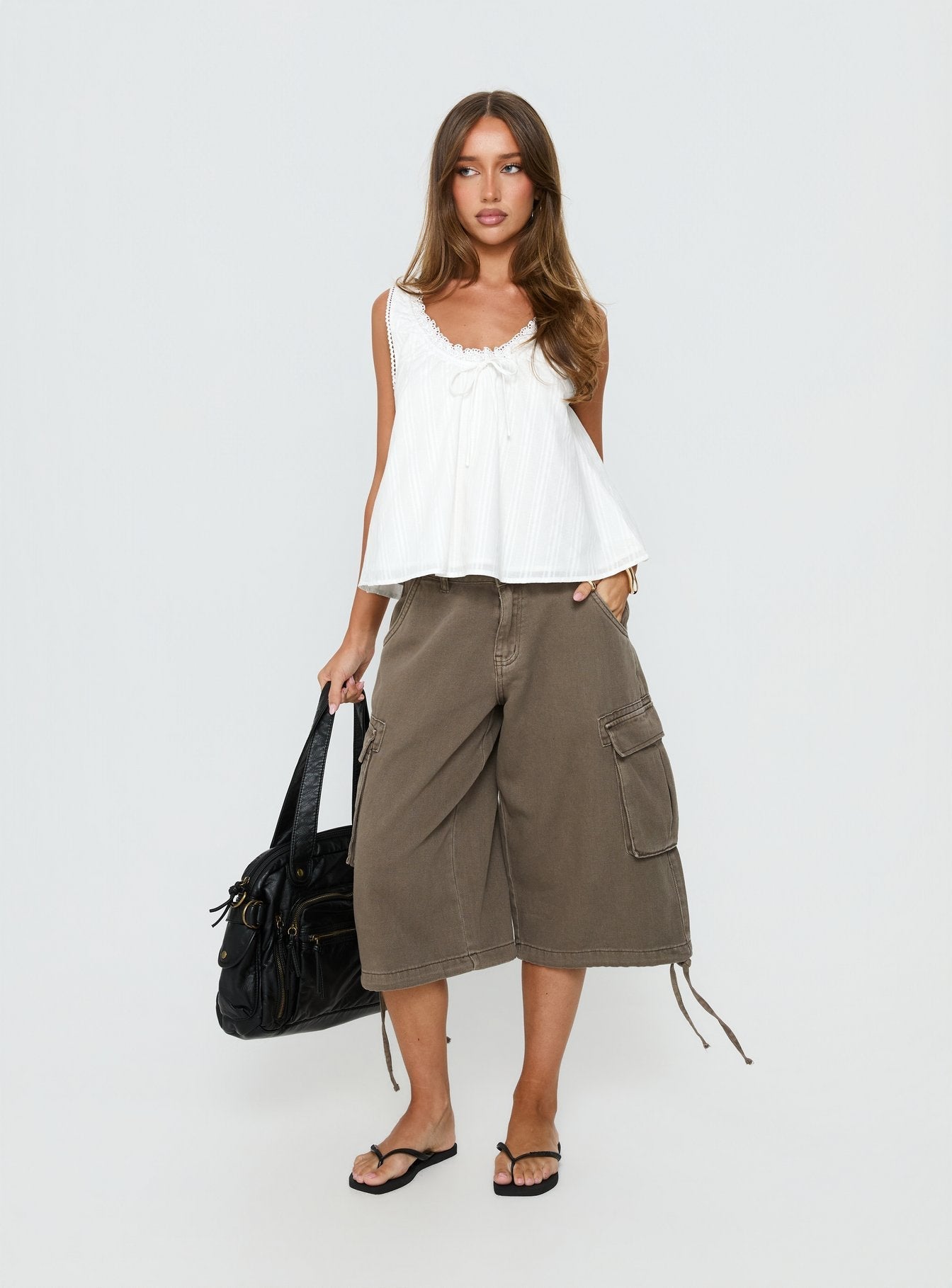 Antiquity Babydoll Top White