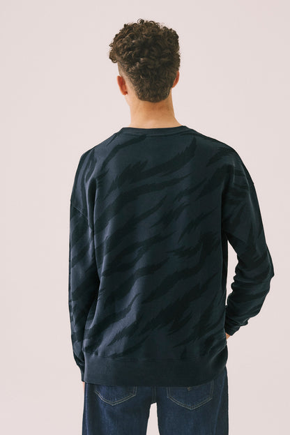 Men's Navy with Black Tiger Sweatshirt