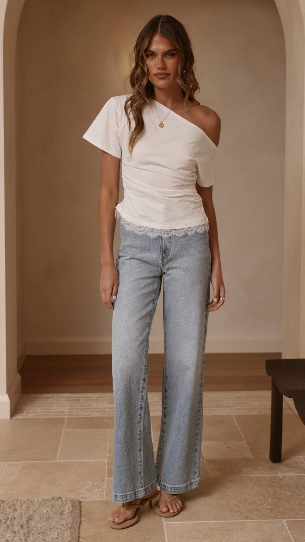 Tallie Lace Top - White