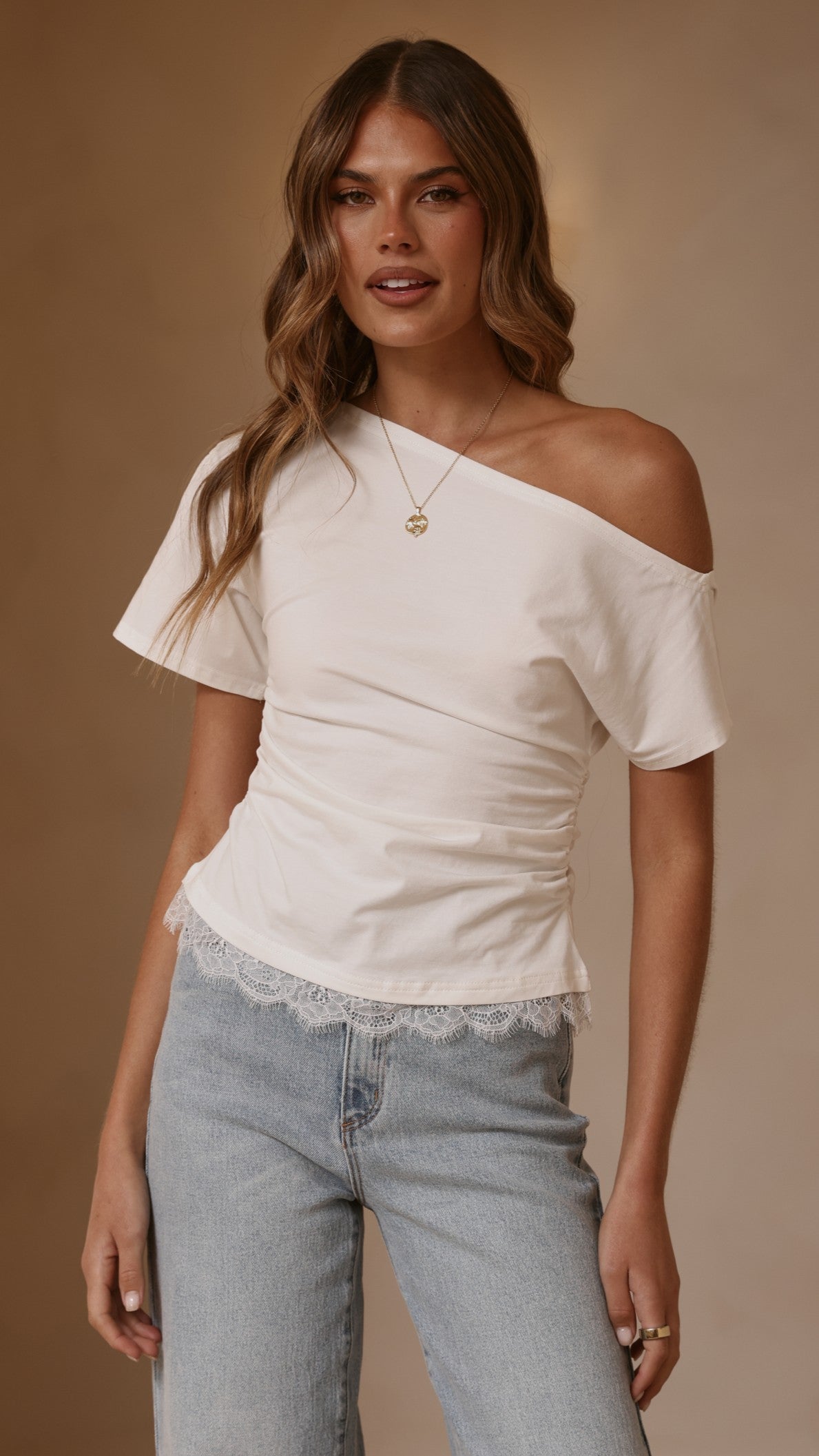 Tallie Lace Top - White