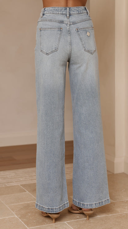Abrand 94 Wide Jean - Jody Blue