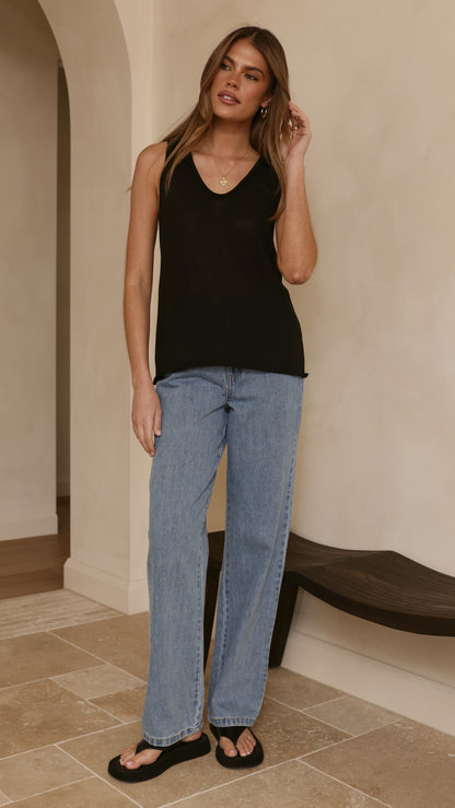 Zaeli Jeans - Mid Blue
