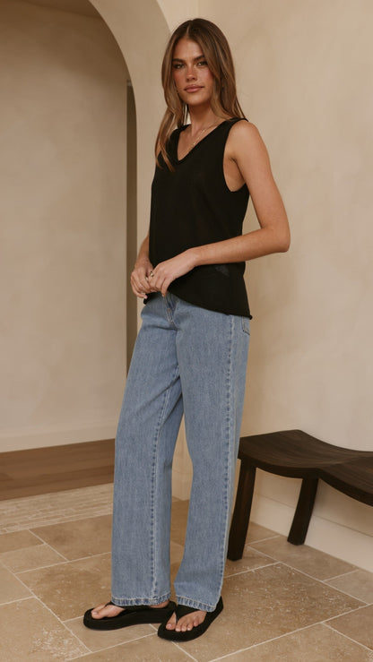 Zaeli Jeans - Mid Blue