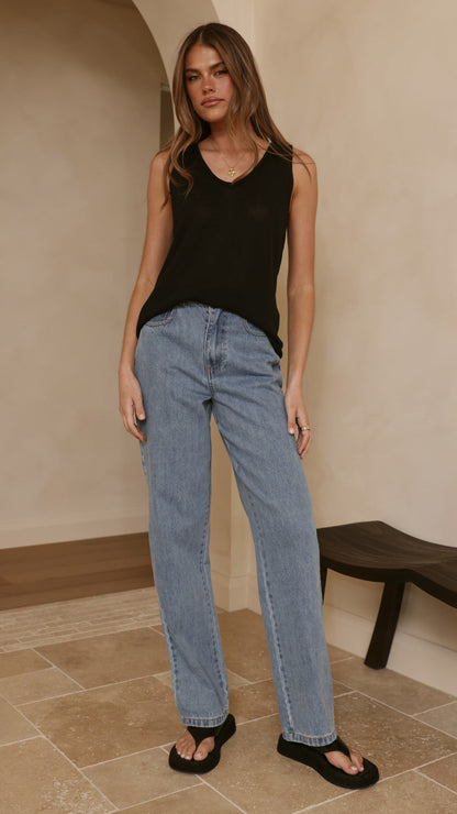 Zaeli Jeans - Mid Blue