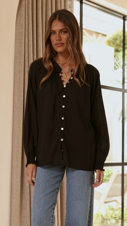 Solana Top - Black