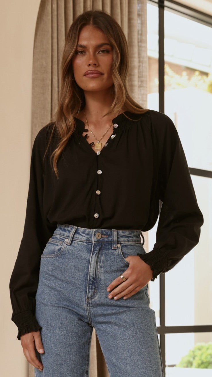 Solana Top - Black