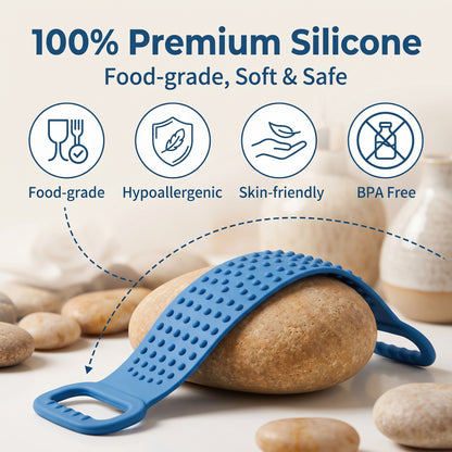 🛁 Silicone Back Scrubber Towel – Reach Every Inch With A Better Shower Clean ✨