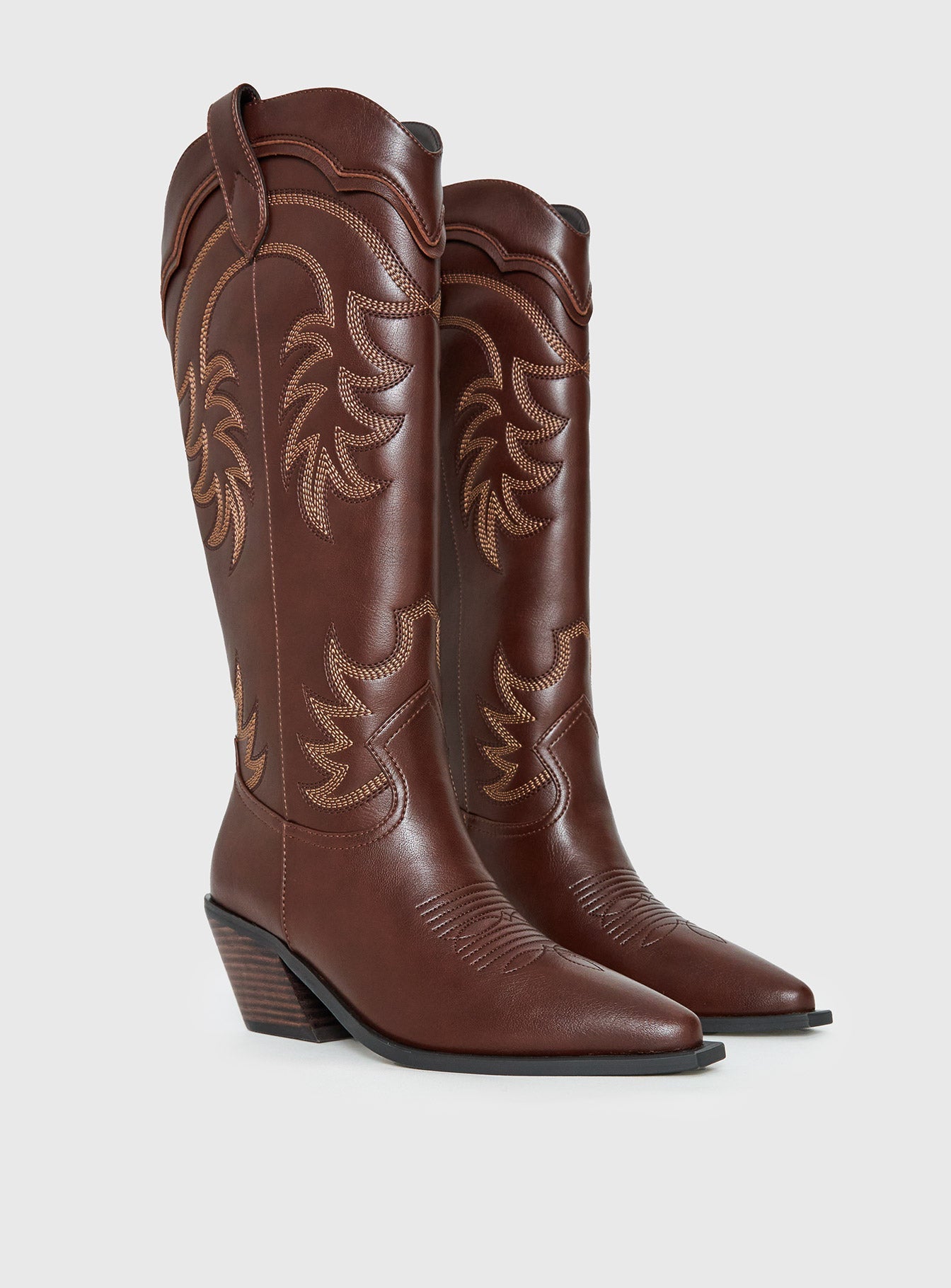 Billini Evalynn Cowboy Boots Fudge