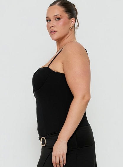 Anataza Underwire Top Black Curve