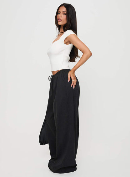 Bungala Oversized Relaxed Pants Black