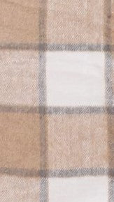 Saskia Jacket - Beige/Cream Check